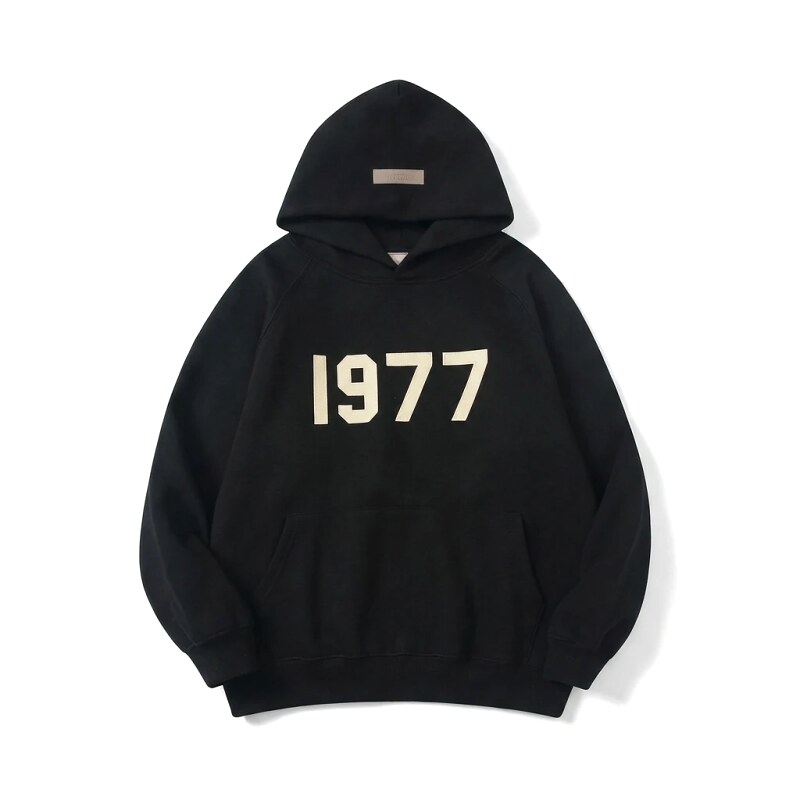 ESSENTIALS 1977 Series Black Sweatshirt