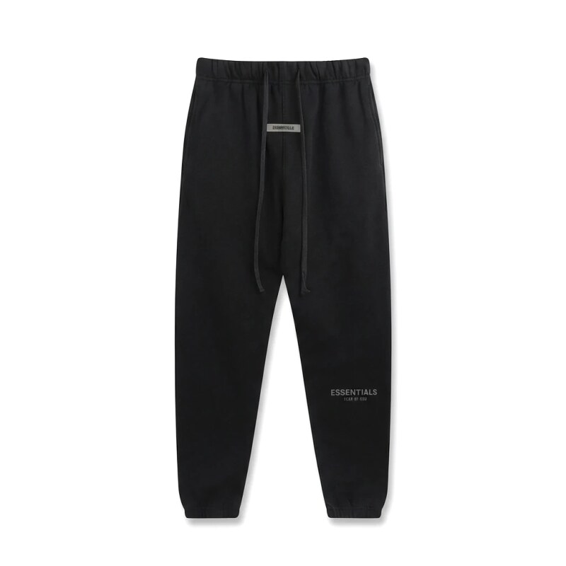ESSENTIALS Basic Black Sweatpants