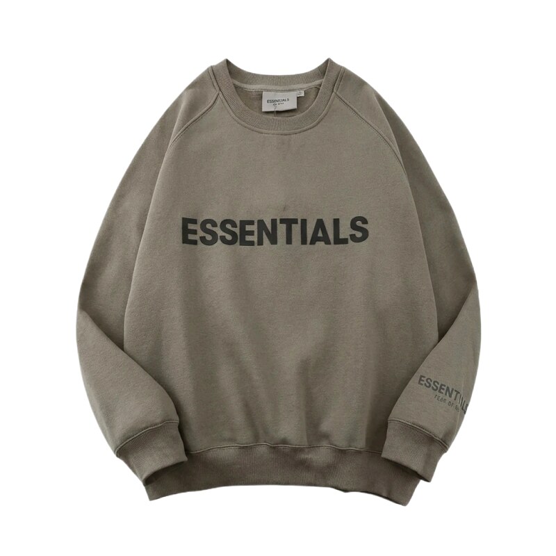 ESSENTIALS Basic Gray Sweatshirt