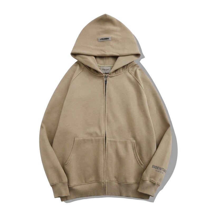 ESSENTIALS Basic Khaki Sweatshirt