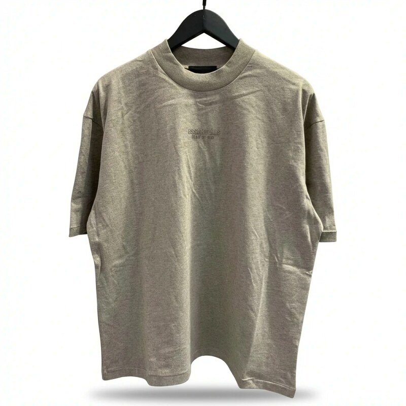 ESSENTIALS Basic Light Gray T-shirt