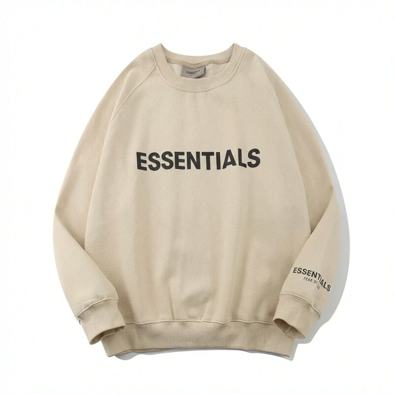 ESSENTIALS Basic Off-white Sweatshirt