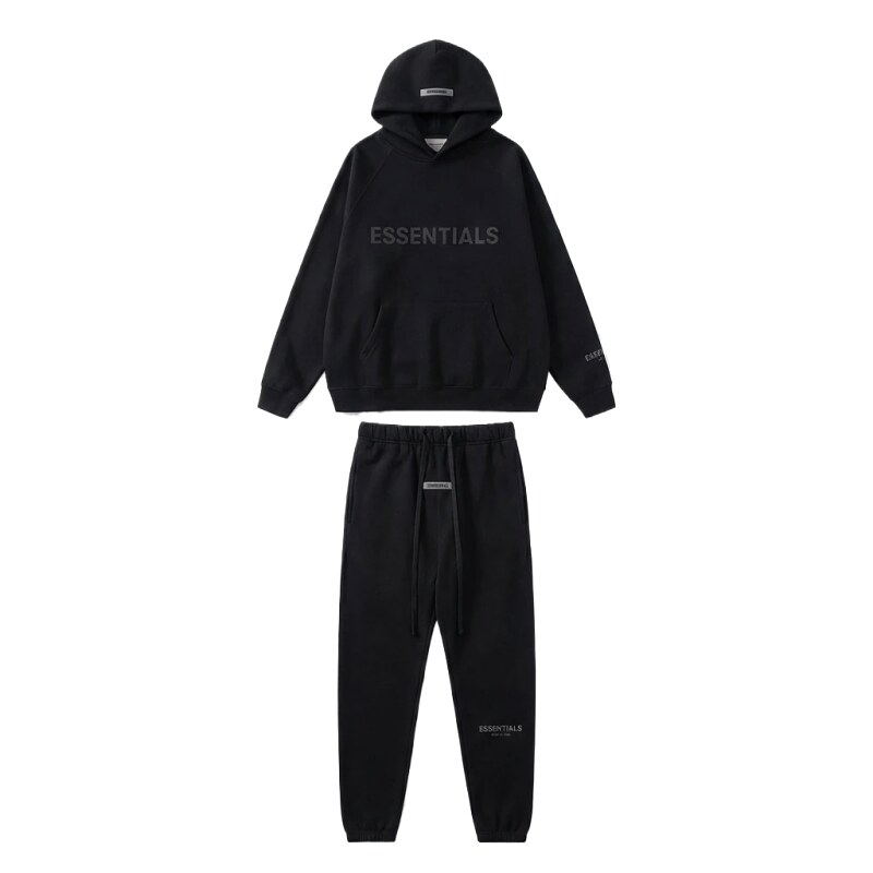 ESSENTIALS casual style black suit