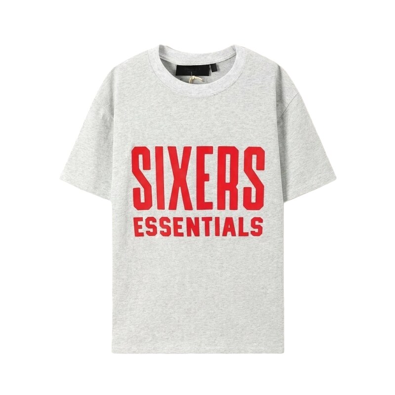 ESSENTIALS Grey Minimalist Style T-shirt