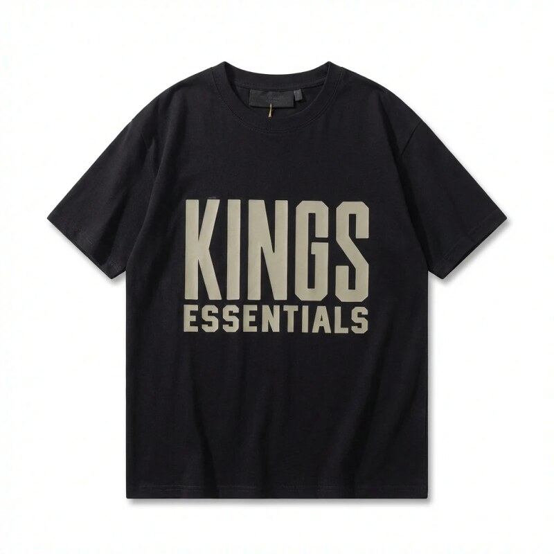 ESSENTIALS KINGS Style Black T - Shirt
