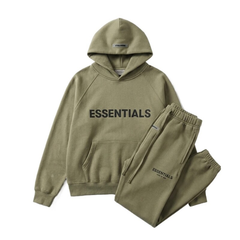ESSENTIALS minimalist light gray suit