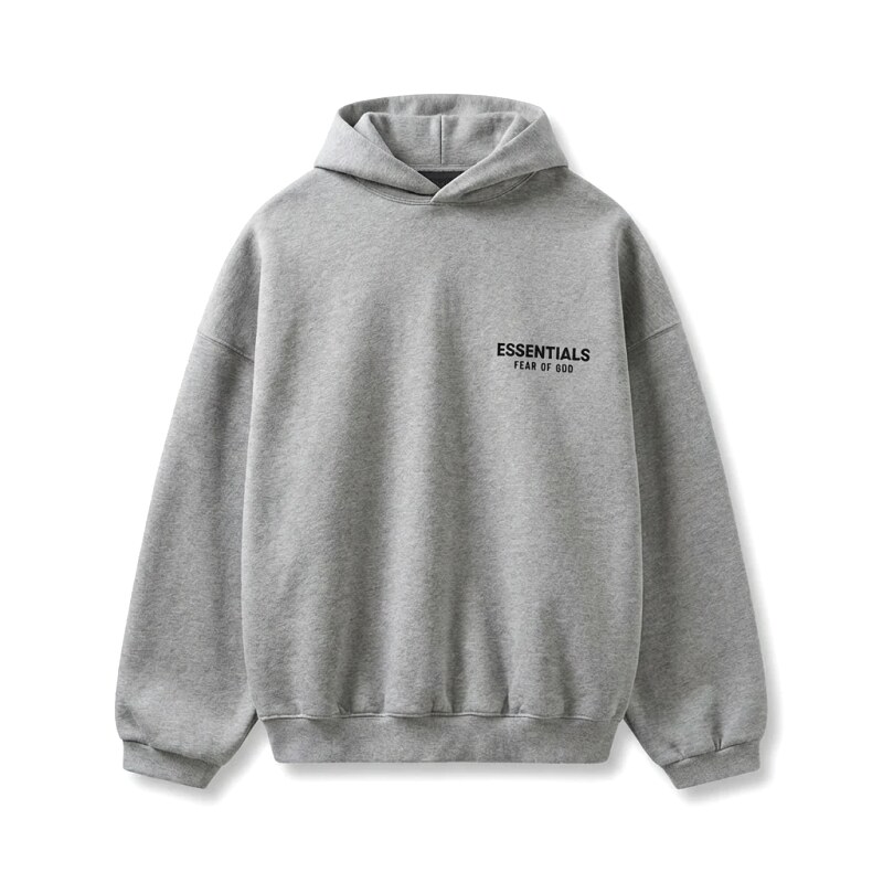 ESSENTIALS minimalist light gray sweatshirt