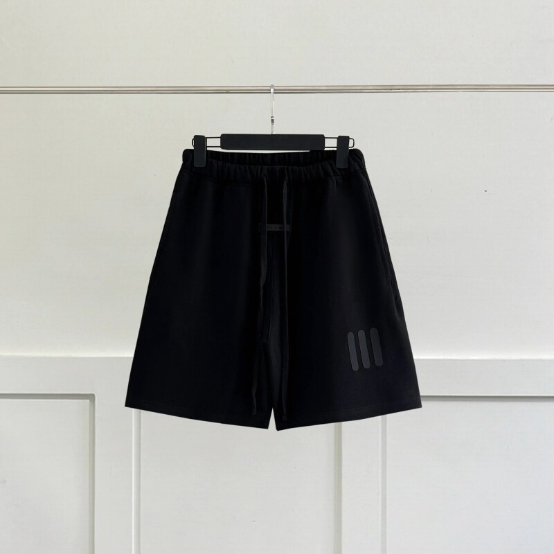 ESSENTIALS minimalist style black shorts