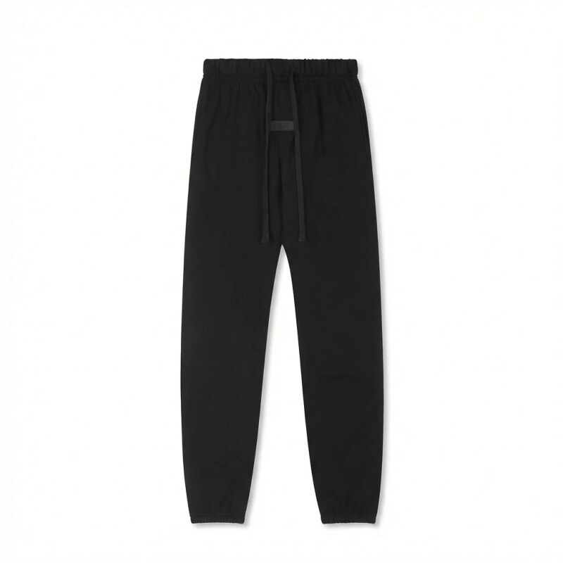 ESSENTIALS minimalist style black sweatpants