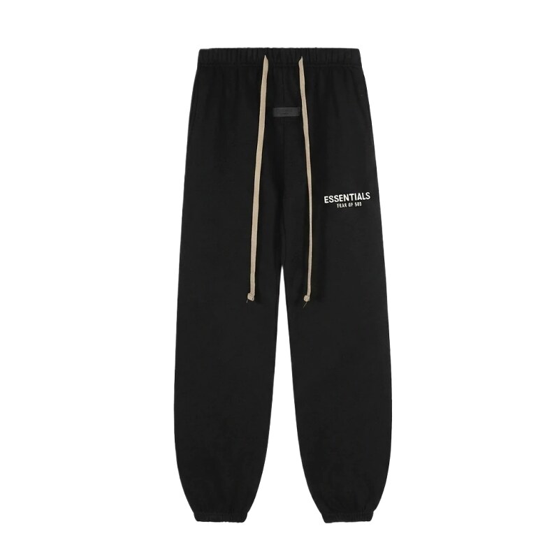 ESSENTIALS minimalist style black sweatpants