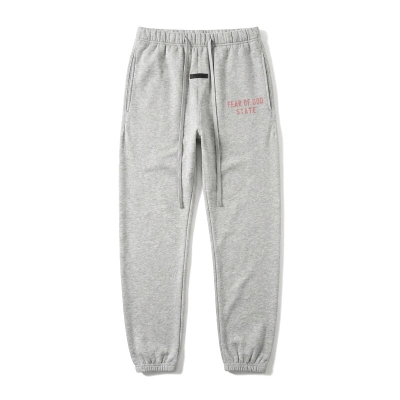 ESSENTIALS minimalist style grey sweatpants