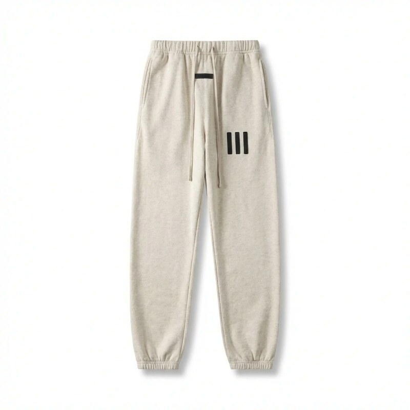 ESSENTIALS minimalist style light gray sweatpants