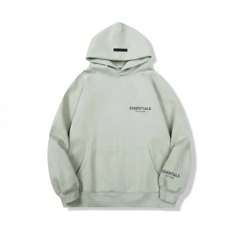 ESSENTIALS minimalist style light gray sweatshirt