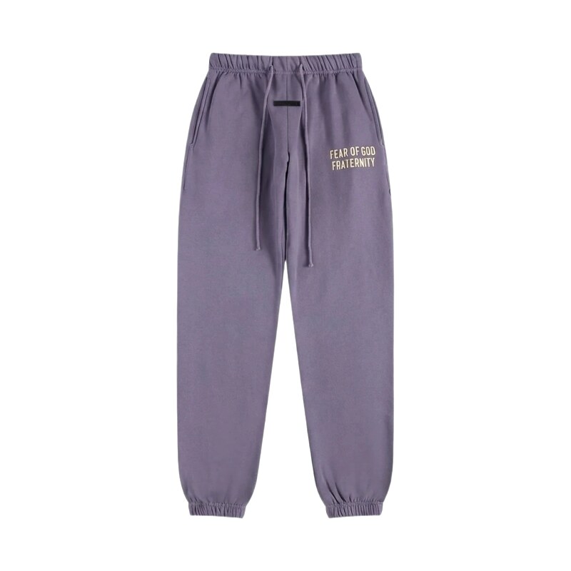 ESSENTIALS minimalist style light purple sweatpants