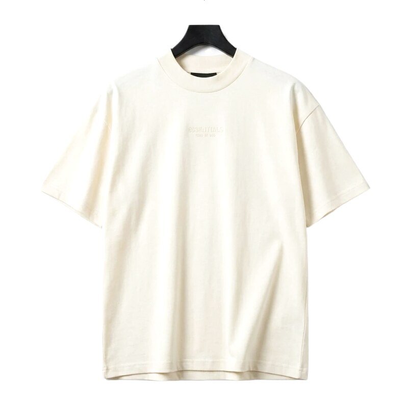 ESSENTIALS minimalist style off-white T-shirt