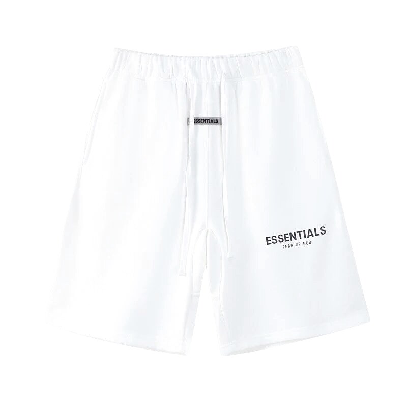 ESSENTIALS minimalist style white shorts