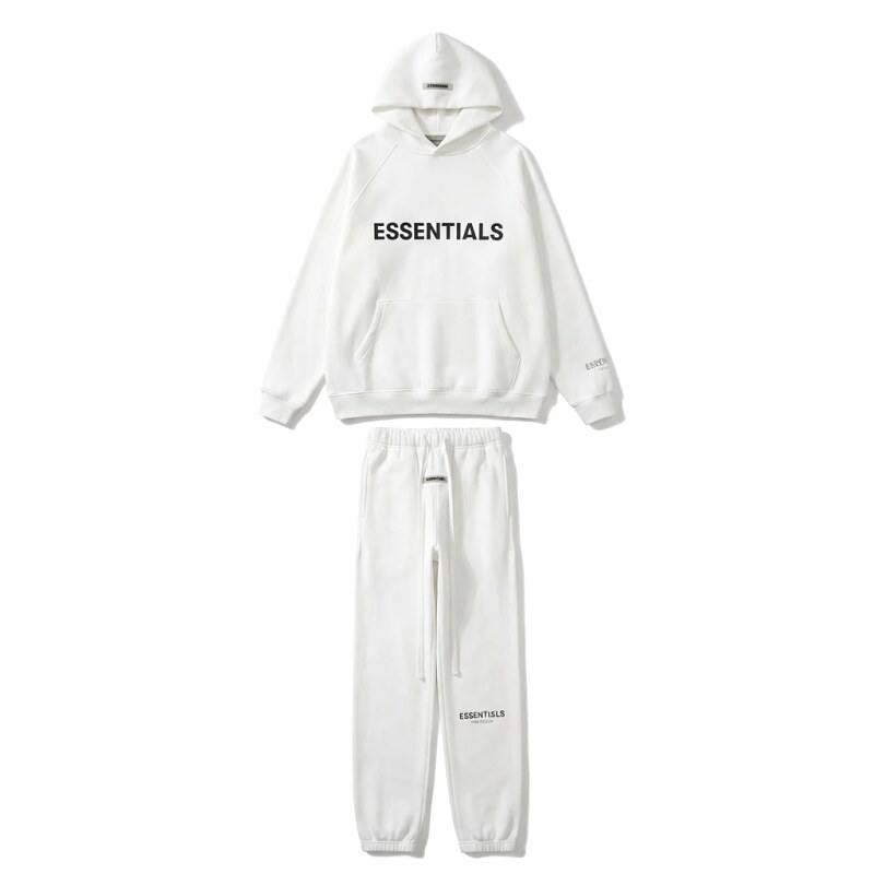 ESSENTIALS minimalist style white suit