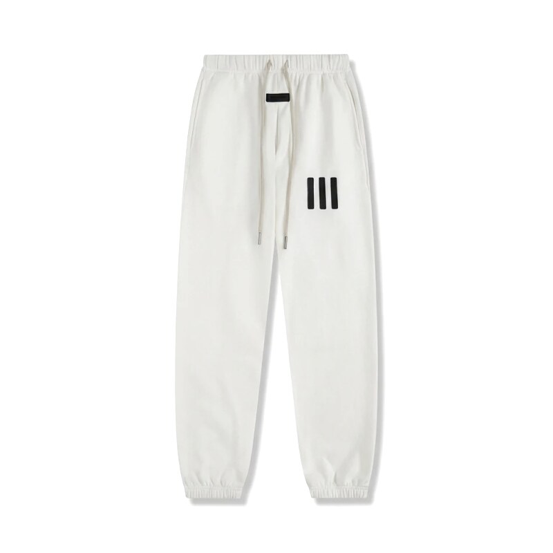 ESSENTIALS minimalist style white sweatpants