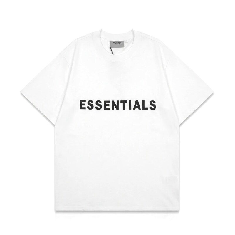 ESSENTIALS minimalist style white T-shirt