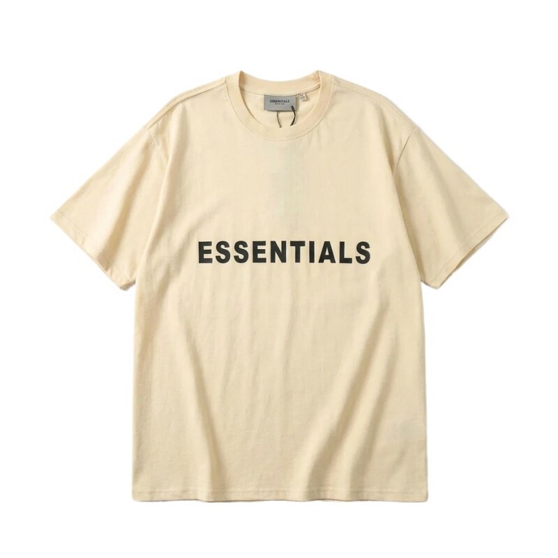 ESSENTIALS Simple Beige T-shirt