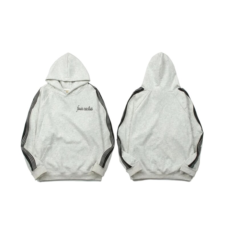 ESSENTIALS Trendy and Simple Style Grey Hoodie