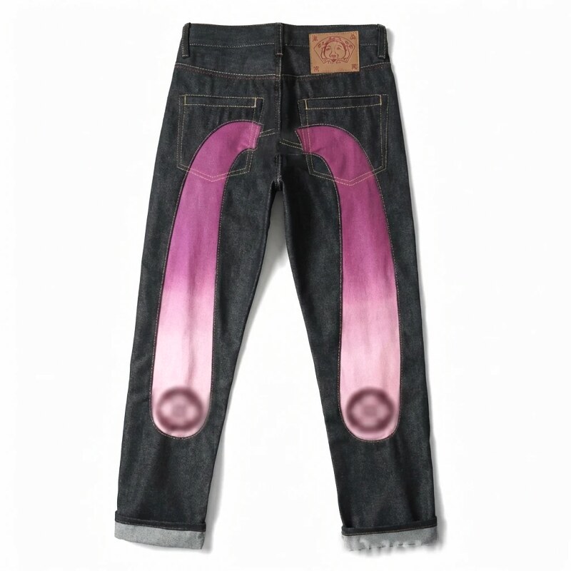 EVISU Gradient Trend Brand Jeans