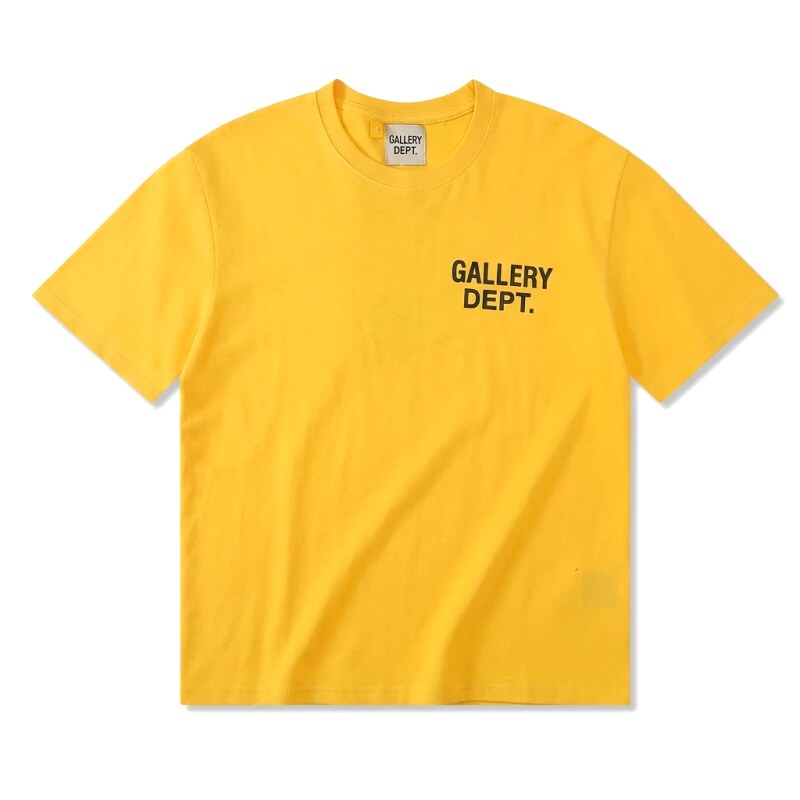 Gallery Dept. Alphabet Style Yellow T-shirt