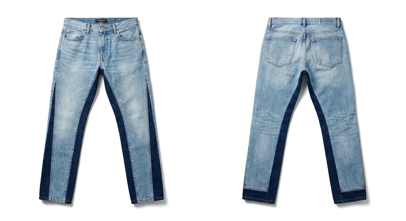 Gallery Dept. Color - Blocked Retro - Style Jeans