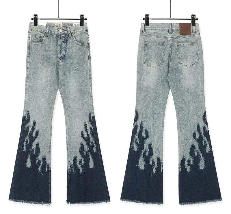 Gallery Dept Flame Wind Blue Jeans