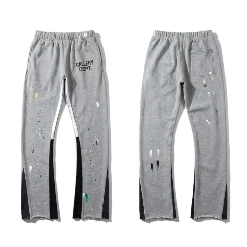Gallery Dept. Graffiti Street Style Grey Pants