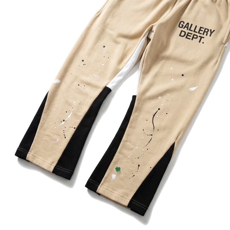 Gallery Dept. Graffiti Style Beige Sweatpants