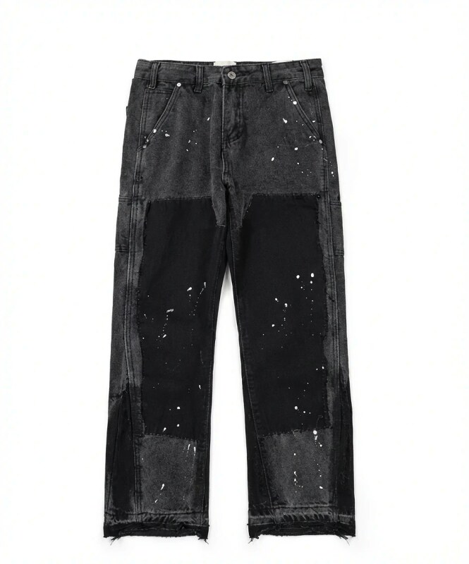 Gallery Dept Graffiti-style Black Jeans