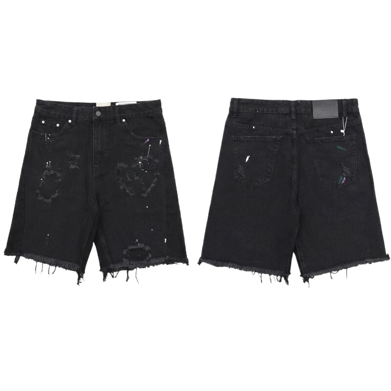 Gallery Dept Graffiti Style Black Shorts