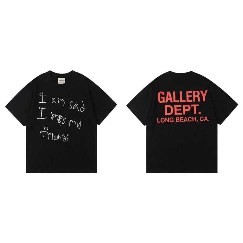 Gallery Dept Graffiti Style Black T-shirt