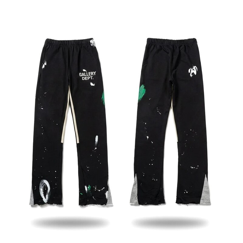 Gallery Dept Graffiti Style Black Trousers