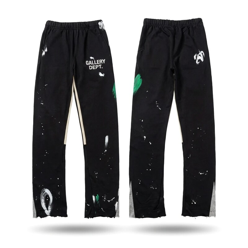 Gallery Dept Graffiti Style Black Trousers