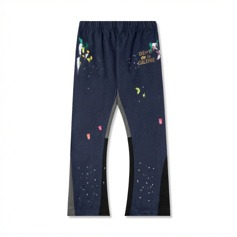 Gallery Dept graffiti-style dark blue sweatpants