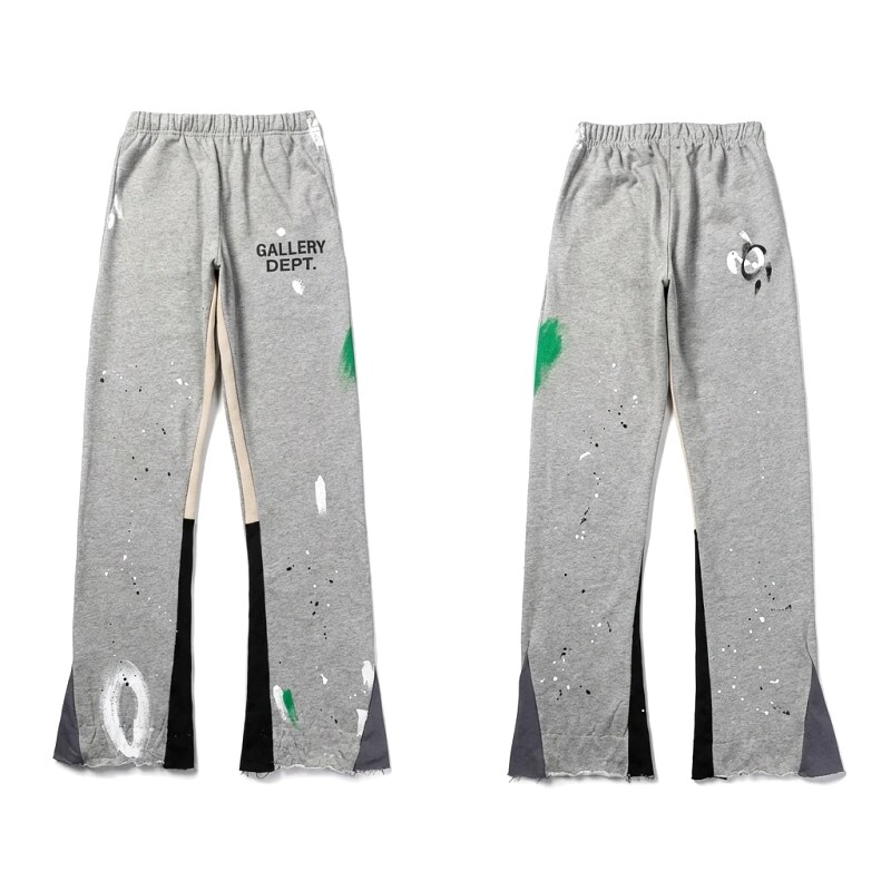 Gallery Dept graffiti-style grey trousers