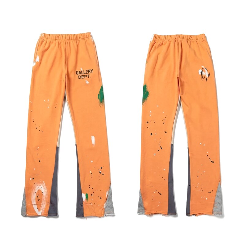Gallery Dept Graffiti Style Orange Trousers