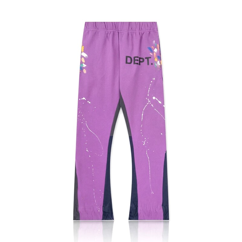 Gallery Dept Graffiti Style Purple Long Pants