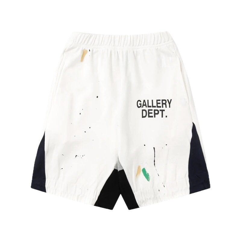 Gallery Dept. Graffiti Style White Shorts