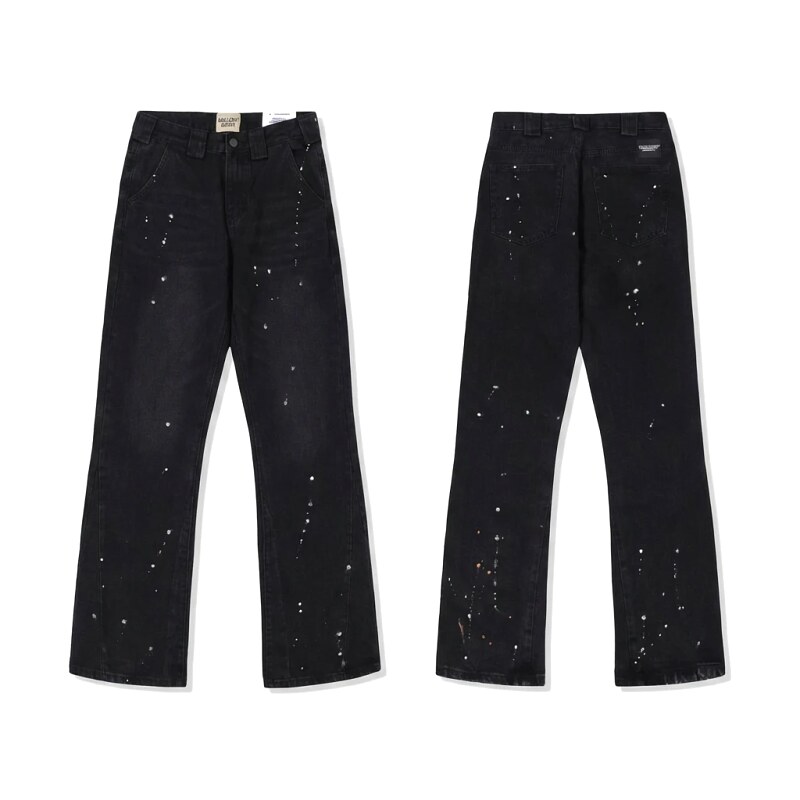 Gallery Dept ink - splashing style black jeans