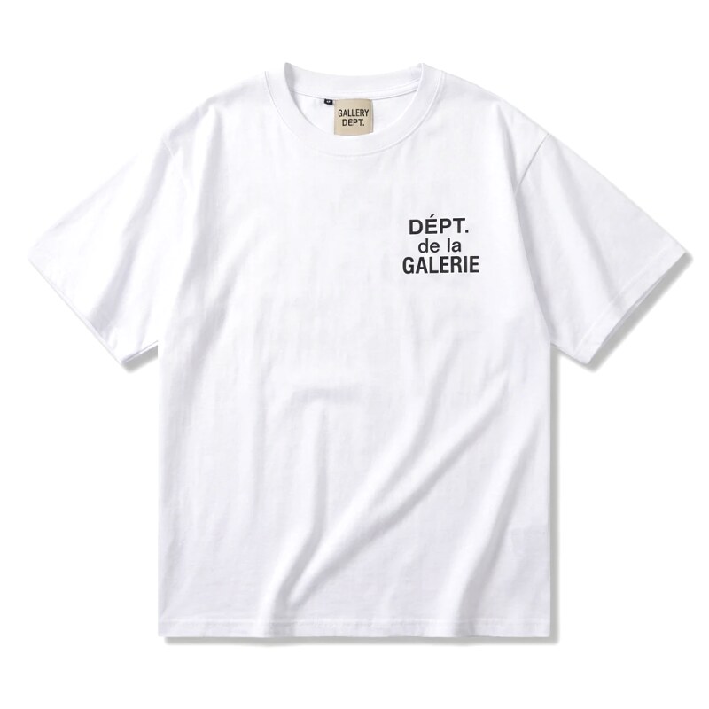 Gallery Dept Minimalist Style White T-shirt
