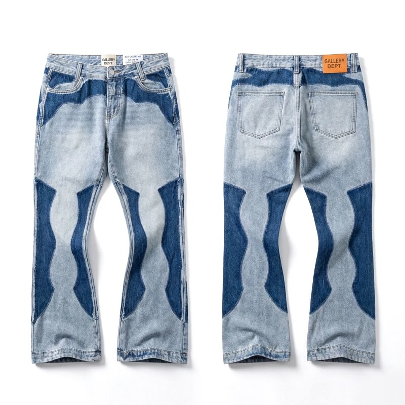 Gallery Dept. patchwork and color - blocking jeans