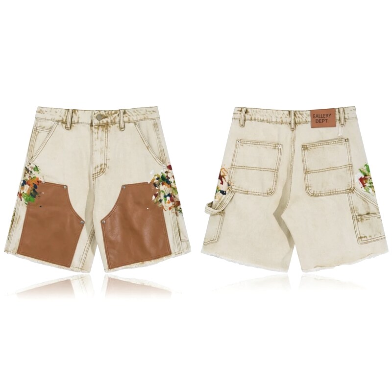 Gallery Dept Retro Style Beige Shorts