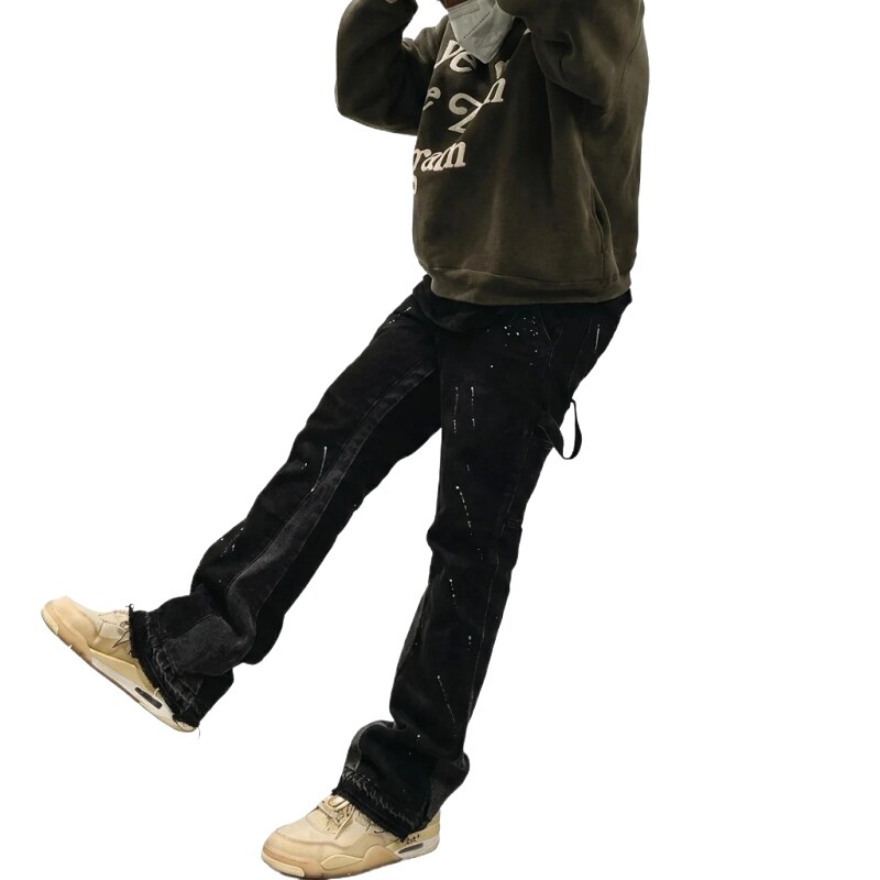 Gallery Dept Splatter Paint Style Black Jeans