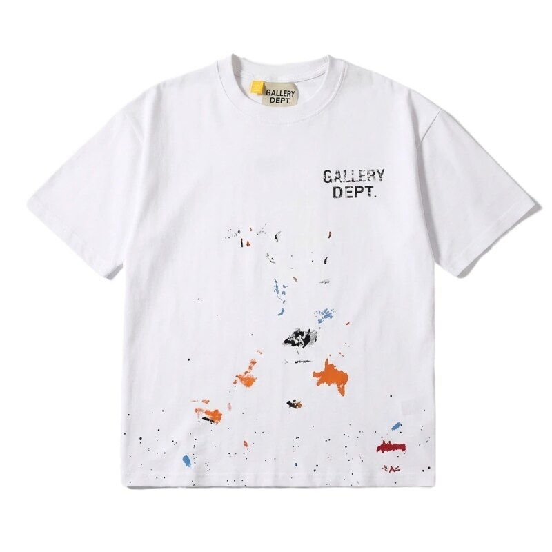 Gallery Dept Splatter Paint Style White T-shirt
