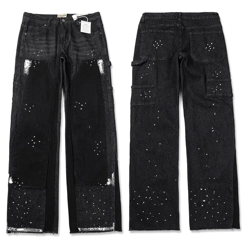 Gallery Dept. workwear style black jeans