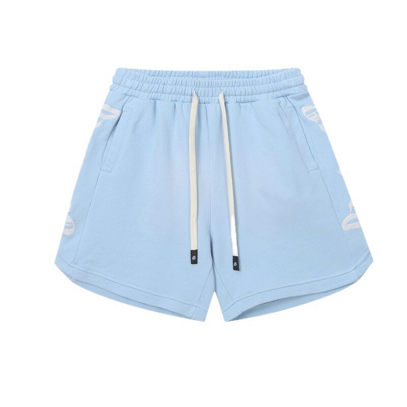 Godspeed Jacquard Street Style Light Blue Shorts