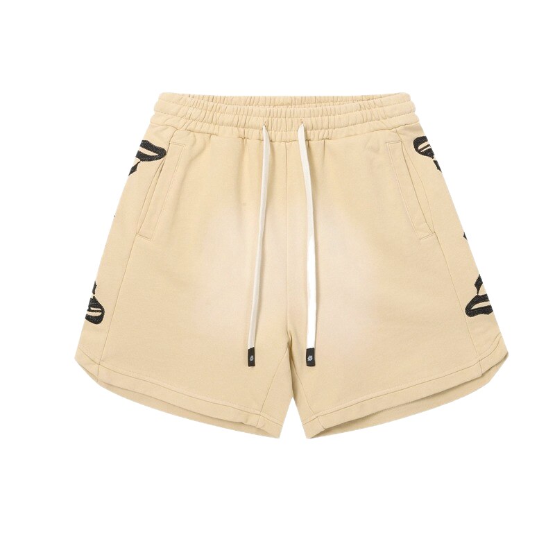Godspeed Print Street Style Khaki Shorts